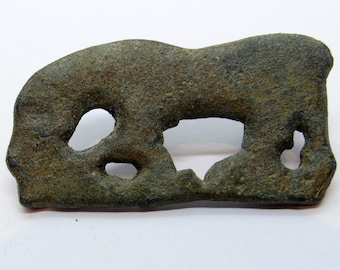 Ancient Viking Bronze Fibula Horse