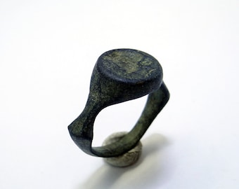 Julia Soaemias Roman Bronze Ancient Ring 3/5 AD