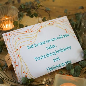 Smile and Strength, Positivity Postcards