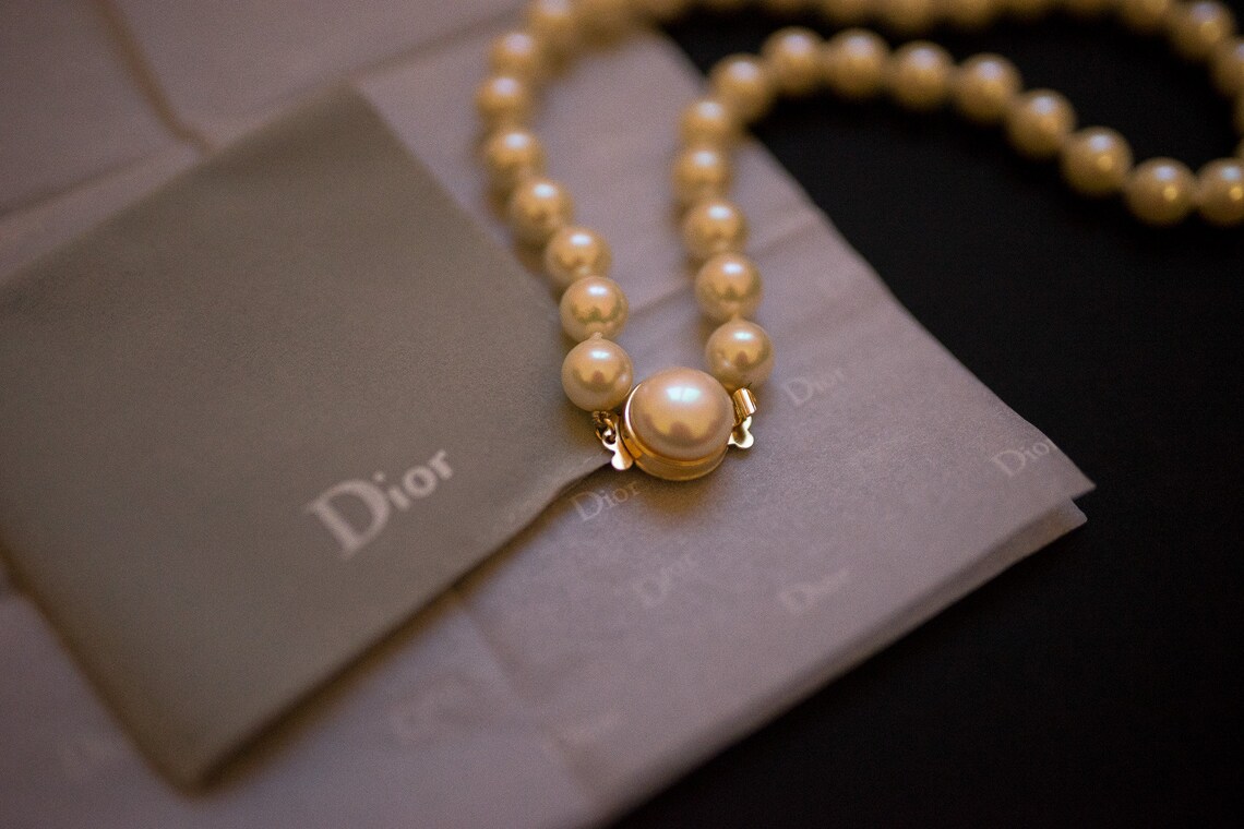 Christian Dior Pearl Necklace Dior Necklace Dior Iridensence Etsy