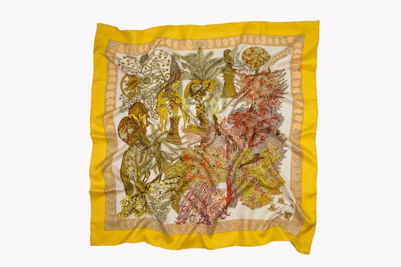 Hermès Vintage Scarf "Les Legendes de l Arbre" by