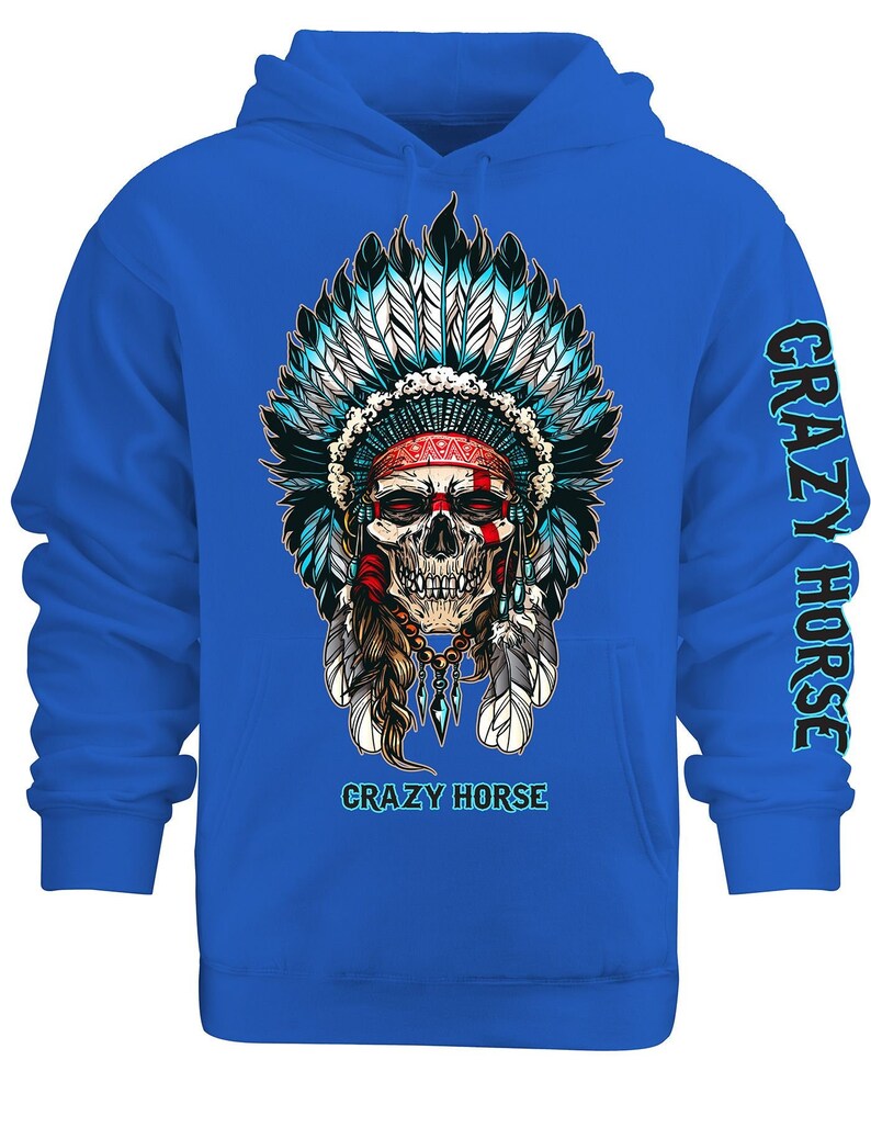 INDIAN HEADDRESS HOODIE