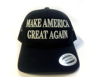Trump Trucker  Hats  - 2024 USA Embroidered Hat Make America Great Again -Hat Election Campaign- Baseball  Trucker Cap -Maga
