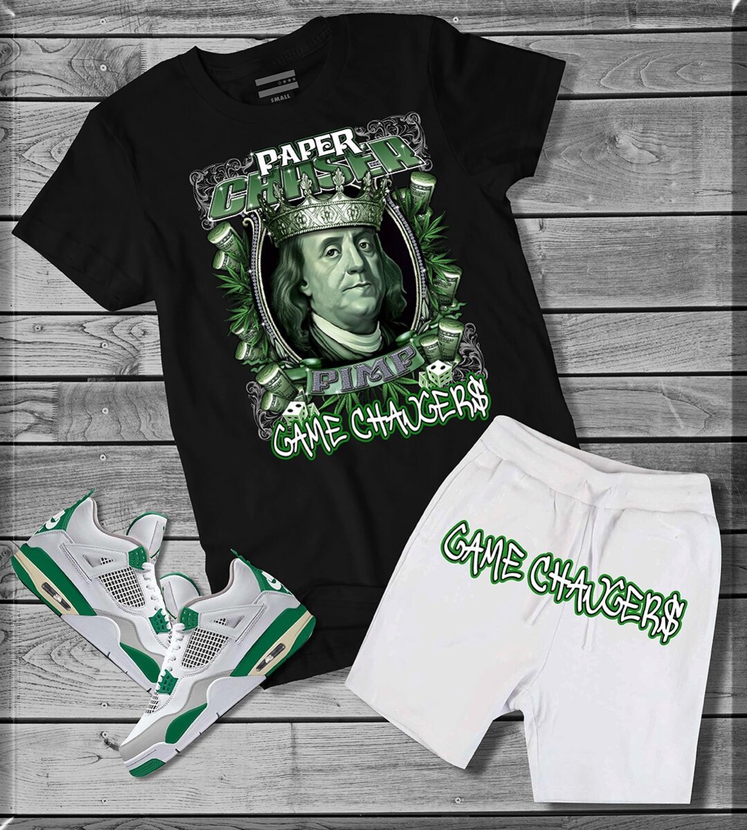 Paper Chaser T-shirt and Short Set - Etsy