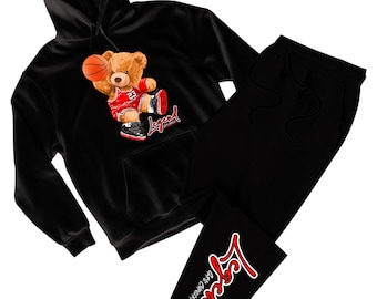 Legend Bear 23 Hoodie and Pant Set for Kids-streetwear-game