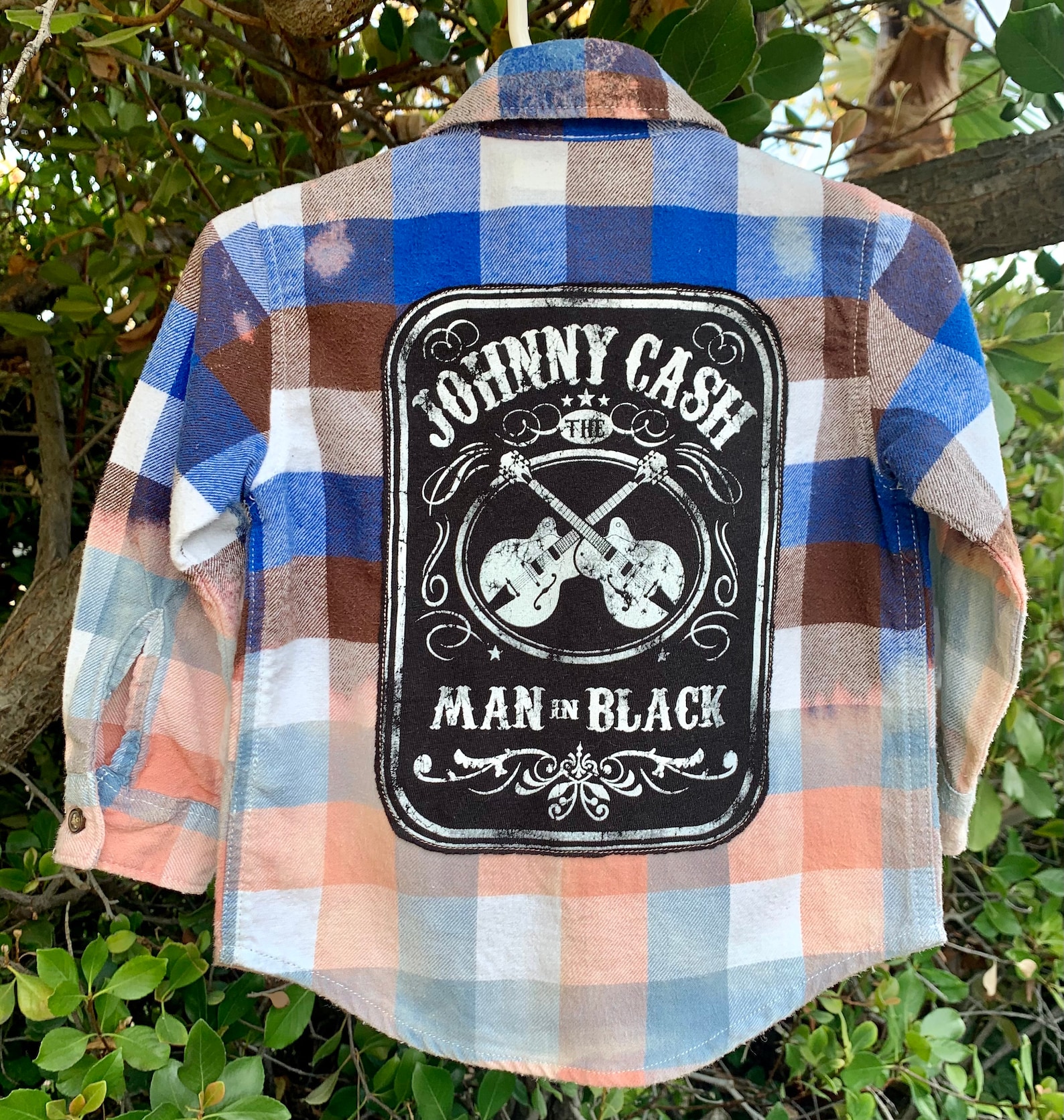 bleached johnny cash shirt