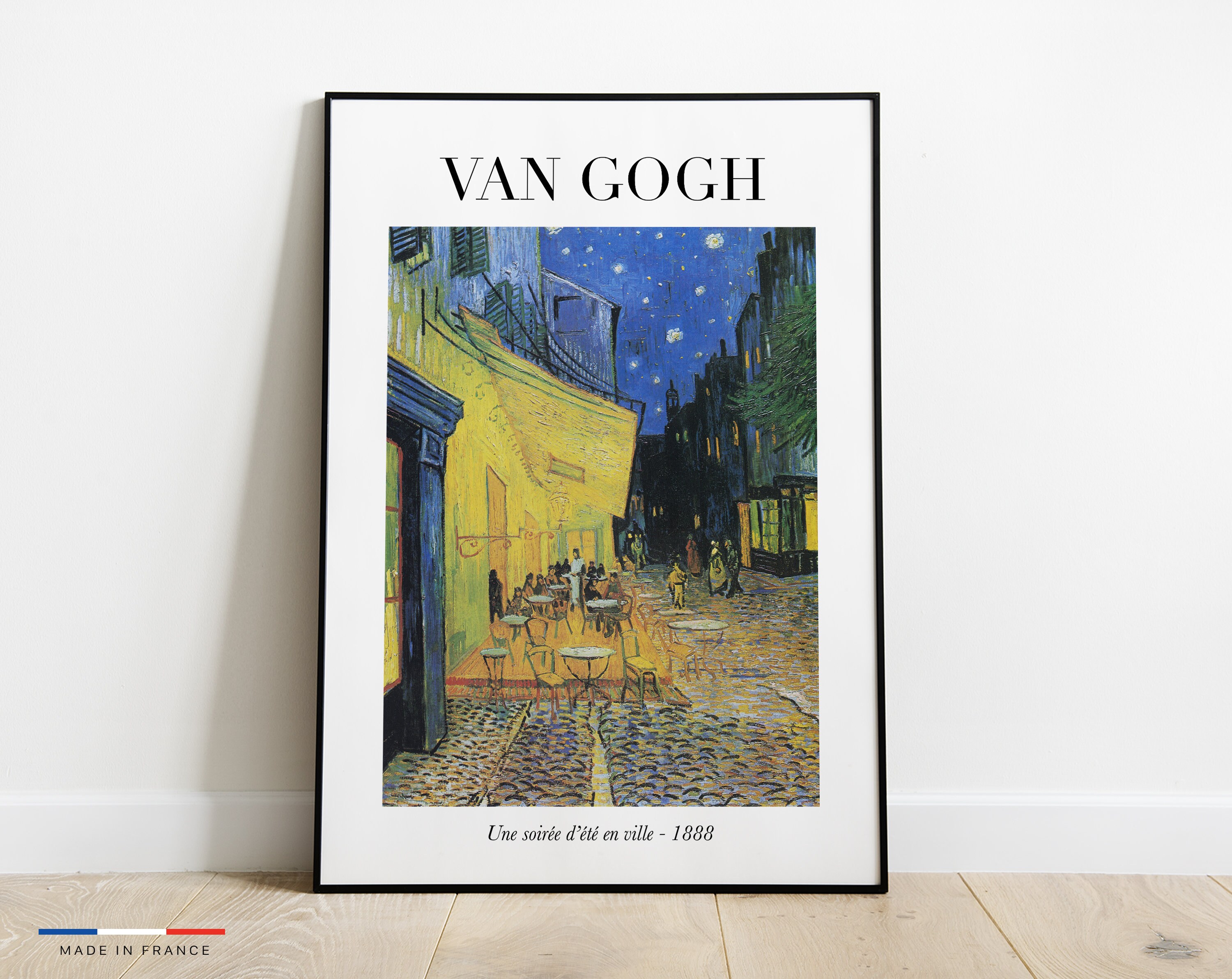 Affiche Une Soirée d'été en Ville Van Gogh - Poster Artistique