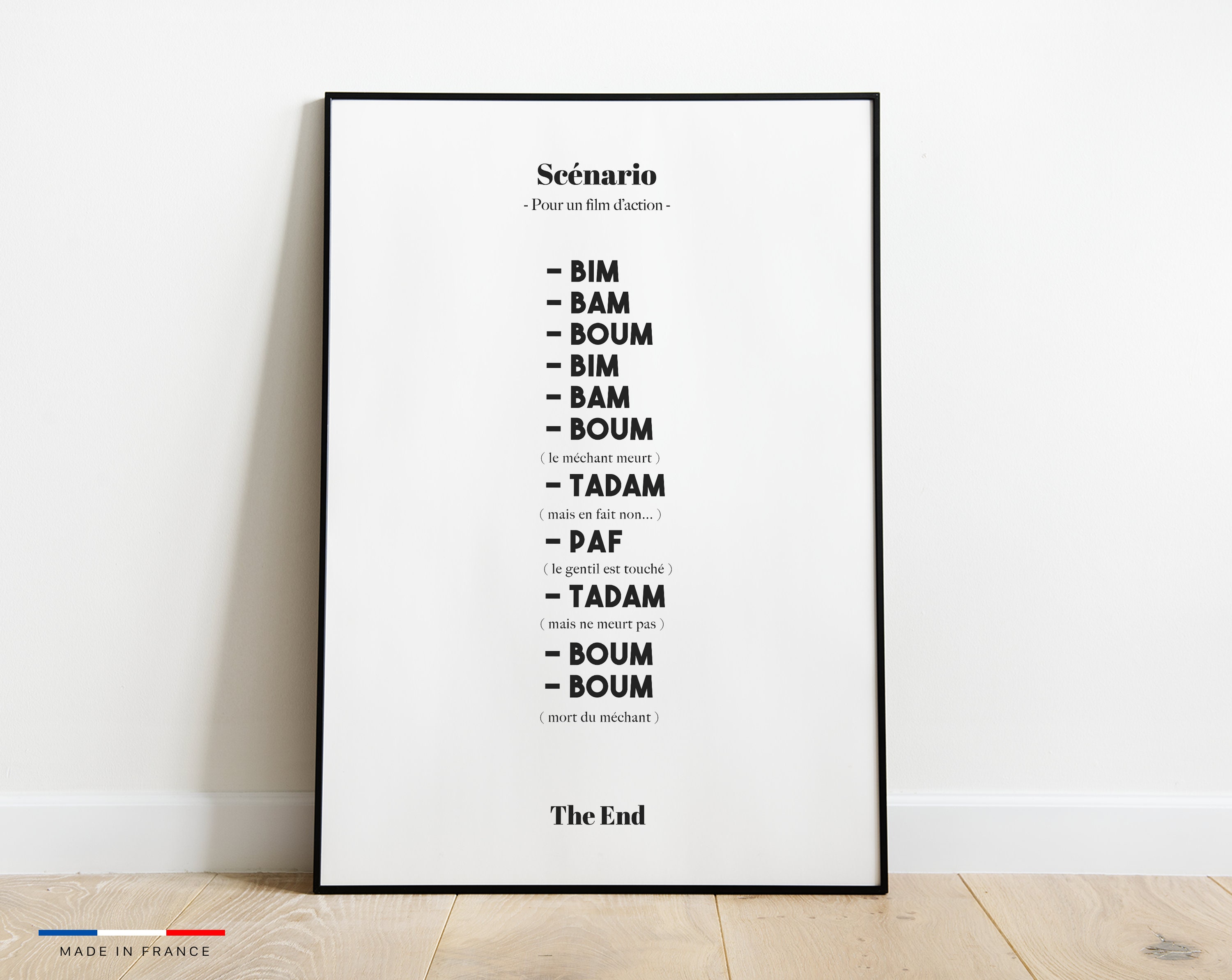 Scénario Pour Film d'action - Affiche