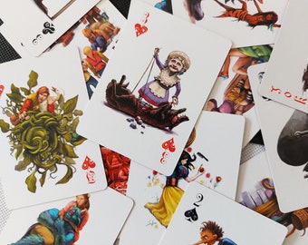 Fairy Tale Origins Playing Poker Cards