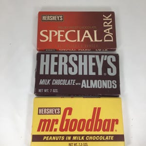 Hershey’s Vintage Salesman’s “Dummy” Mr. Goodbar,Almond and Special Dark Bars