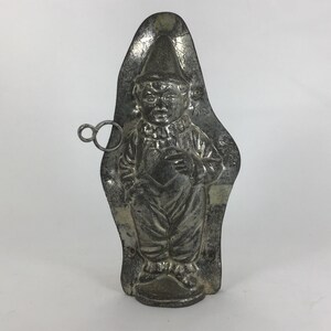 Vintage Clown 2 part Metal Chocolate Mold 7530