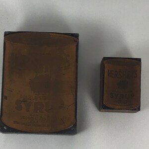 Vintage Hershey’s Advertising Printing Blocks