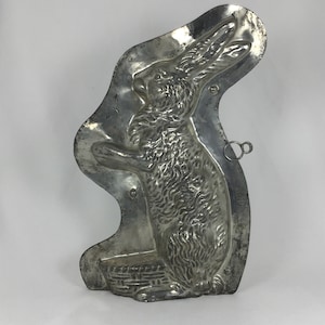 Laurosch Large Standing Rabbit 2 Part Metal Chocolate Mold