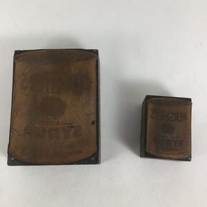 Vintage Hershey’s Advertising Copper Printing Blocks