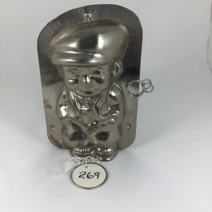 Vintage Tommy Boy Two Part Metal Chocolate Mold