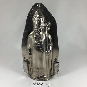 Saint Nicholas Two Part Metal Chocolate Mold