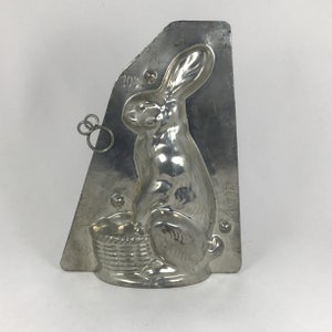 Laurosch Large Sitting Rabbit 2 Part Metal Chocolate Mold