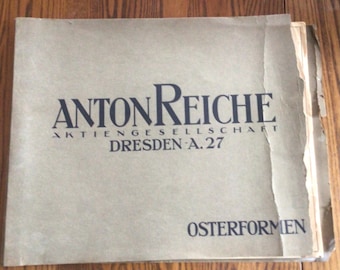 Anton Reiche Extremely Rare 1930’s Easter Chocolate Mold Catalog & Price List