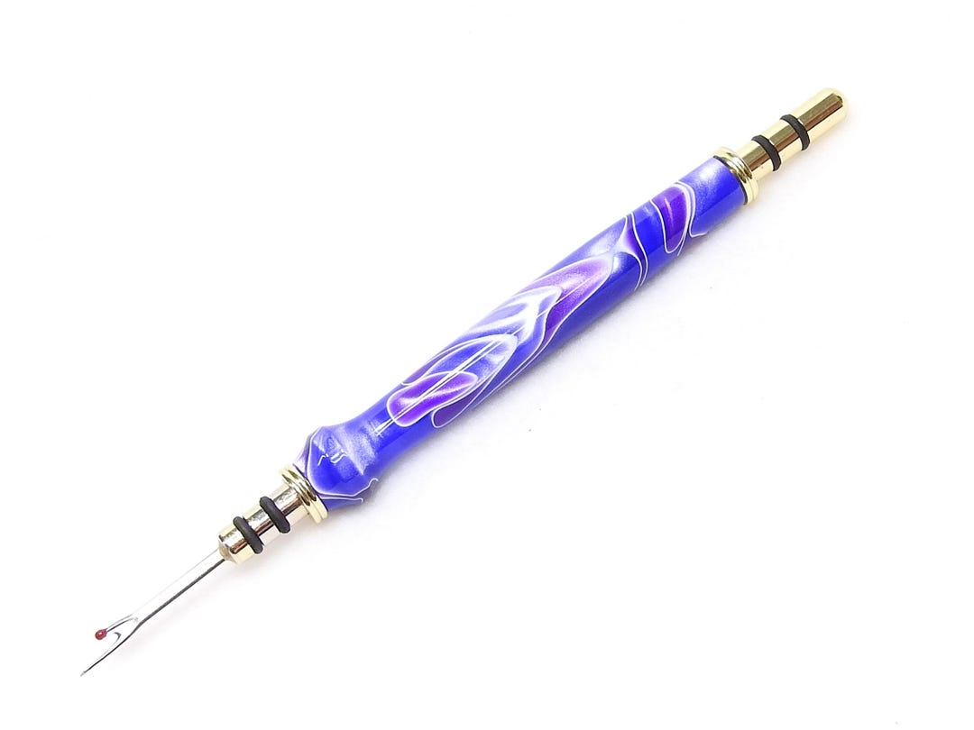 Seam Ripper and Stiletto (awl) - Double Ended, Purple, Blue & White ...