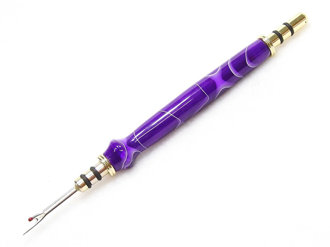Seam Ripper and Stiletto awl Double Ended, Violet Purple With White ...