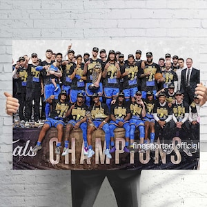Oklahoma City Champions Poster, Canvas, Basketball print, Sports wall art, Man Cave, Gift, Kids Room Decor