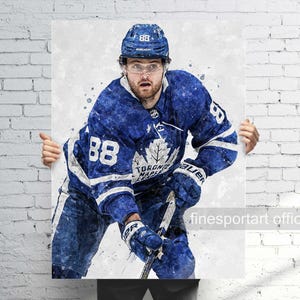 William Nylander Toronto Poster, Leinwand, Hockeydruck, Sportwandkunst, Manneshöhle, Geschenk, Kinderzimmerdekor