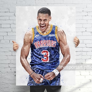 Cartel de Poole, lienzo, impresión de baloncesto, arte de pared deportiva, cueva del hombre, regalo, decoración de la habitación de los niños
