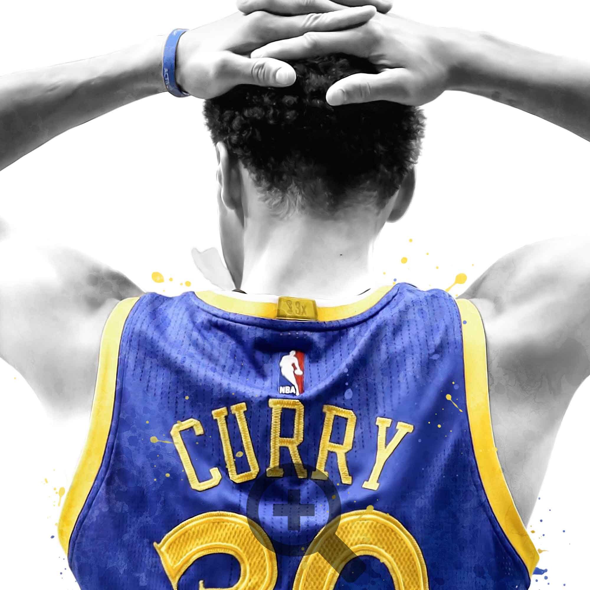 Stephen Curry poster number 30 Jersey Basketball print Etsy