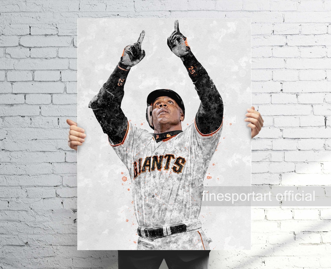 MLB Barry Bonds バリーボンズ アートフレーム #49/100 Barry Bonds San Francisco Home Run Legend Signed Photo Autograph