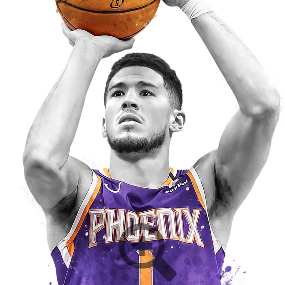Devin Booker Poster Phoenix Suns NBA Sports Print Sports -  Israel
