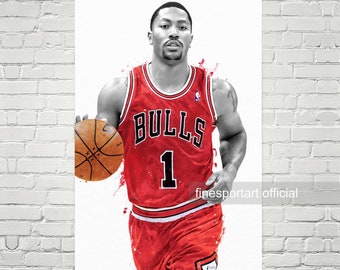 デリック・ローズ シカゴ ポスター、キャンバス