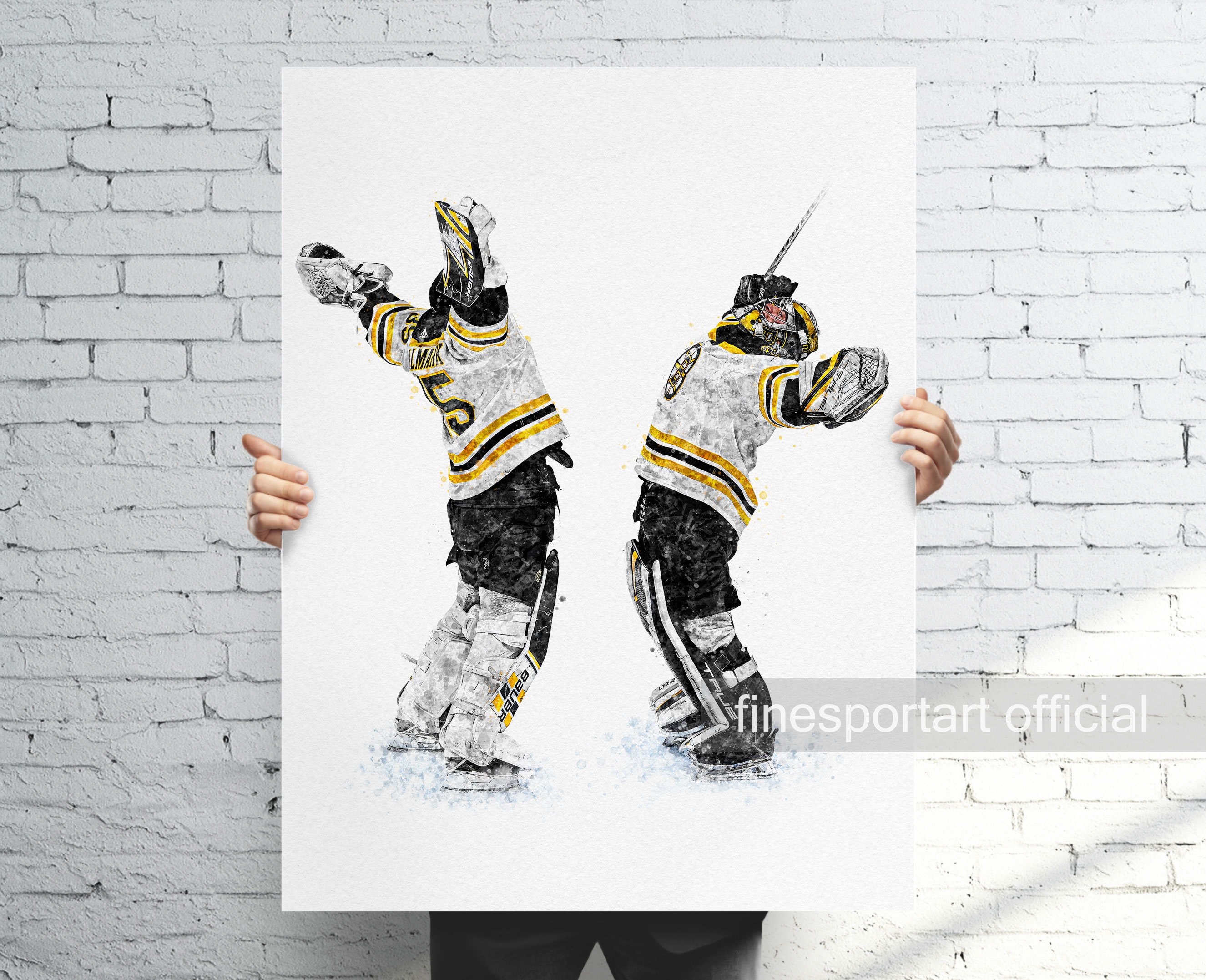Boston Bruins Player Shirt T-Shirt by Joe Hamilton - Fine Art America