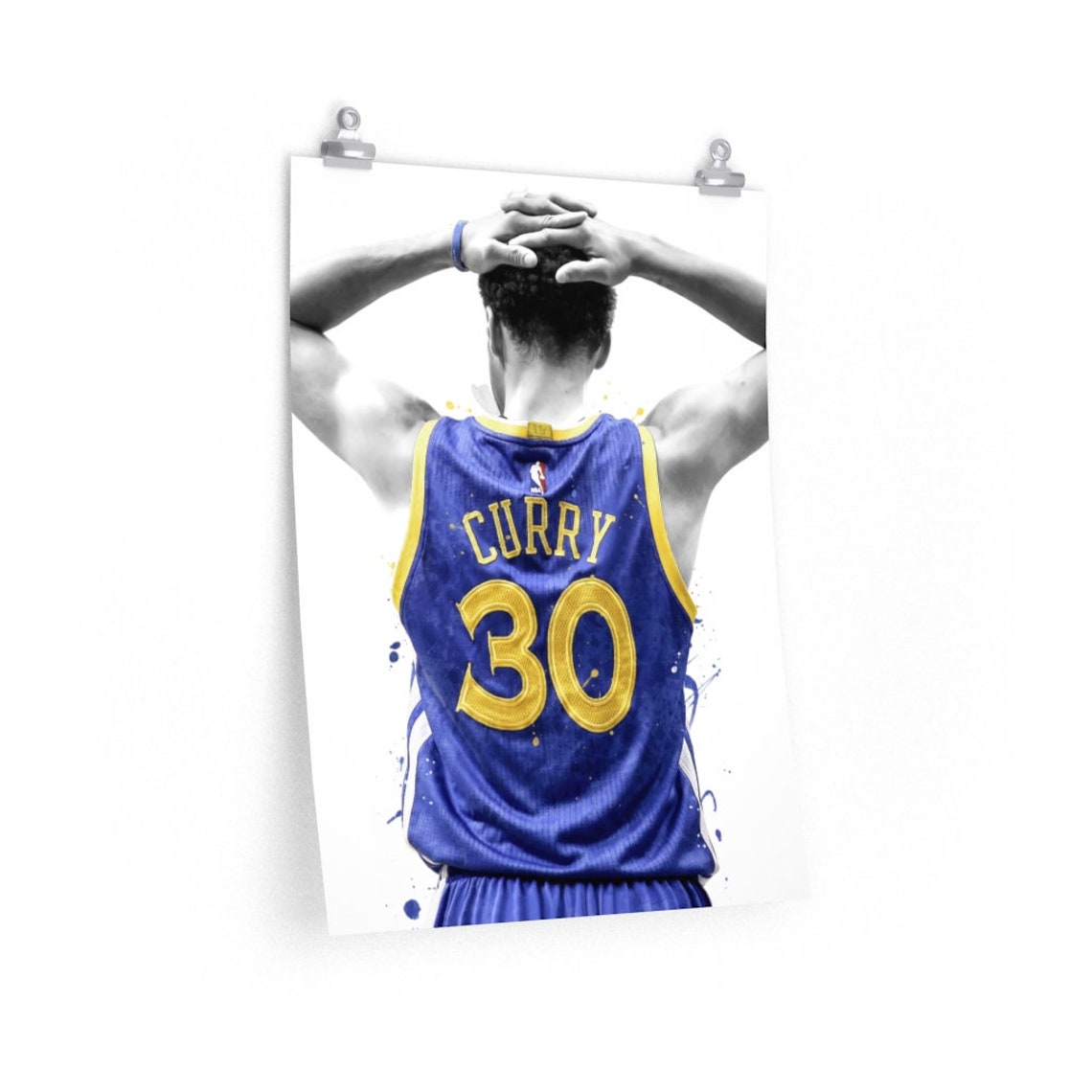 Stephen Curry poster number 30 Jersey Basketball print Etsy