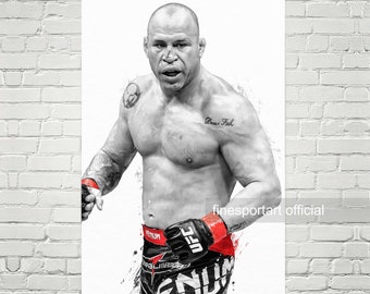 ヴァンダレイ・シウバ 11x14 本物のサイン入り写真 PSA COA付き - UFC