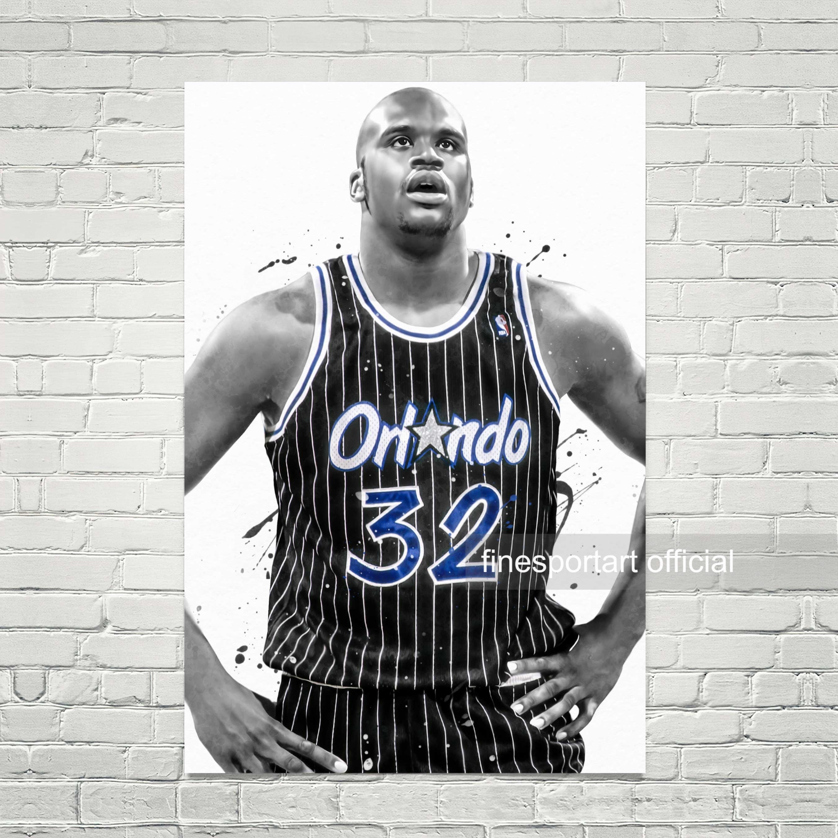  Jermaine O'Neal Poster USA American Basketball Player Dream  Team Star Artworks Canvas Poster Room Aesthetic Wall Art Prints Home Modern  Decor Gifts Framed-unframed 12x12inch(30x30cm): Posters & Prints