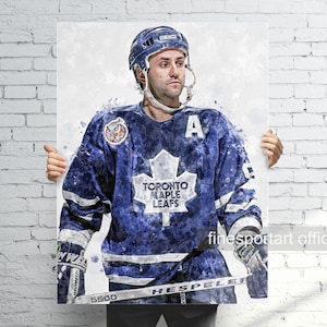 Doug Gilmour Toronto Poster, Leinwand, Hockeydruck, Sportwandkunst, Manneshöhle, Geschenk, Kinderzimmerdekor