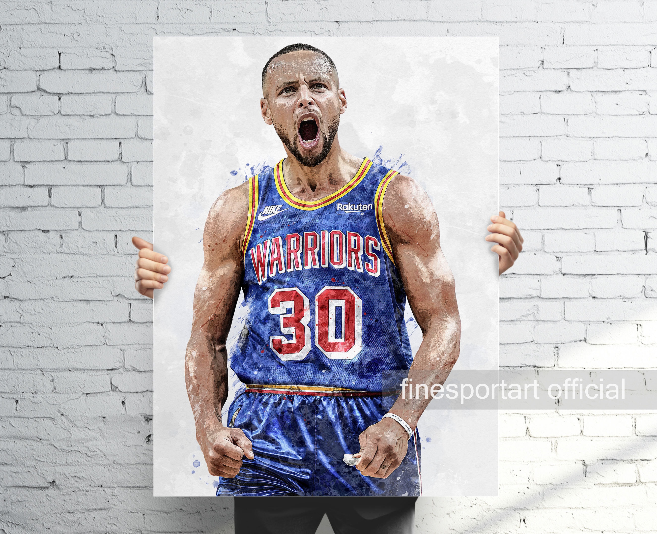 Stephen Curry Signed Warriors Custom Framed Nike Jersey LED