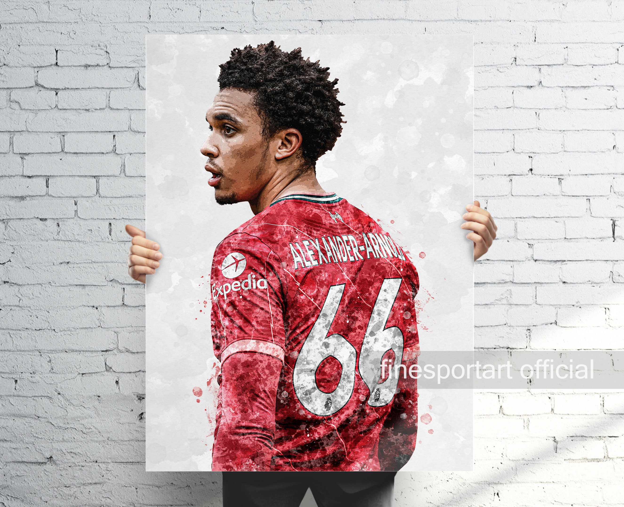 Quadro decorativo Emoldurado Trent Alexander Jogador Liverpool