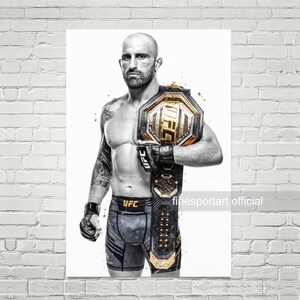 Sport Poster, Canvas, Fighting print, Sports wall art, Kids room decor, Man Cave, Gift