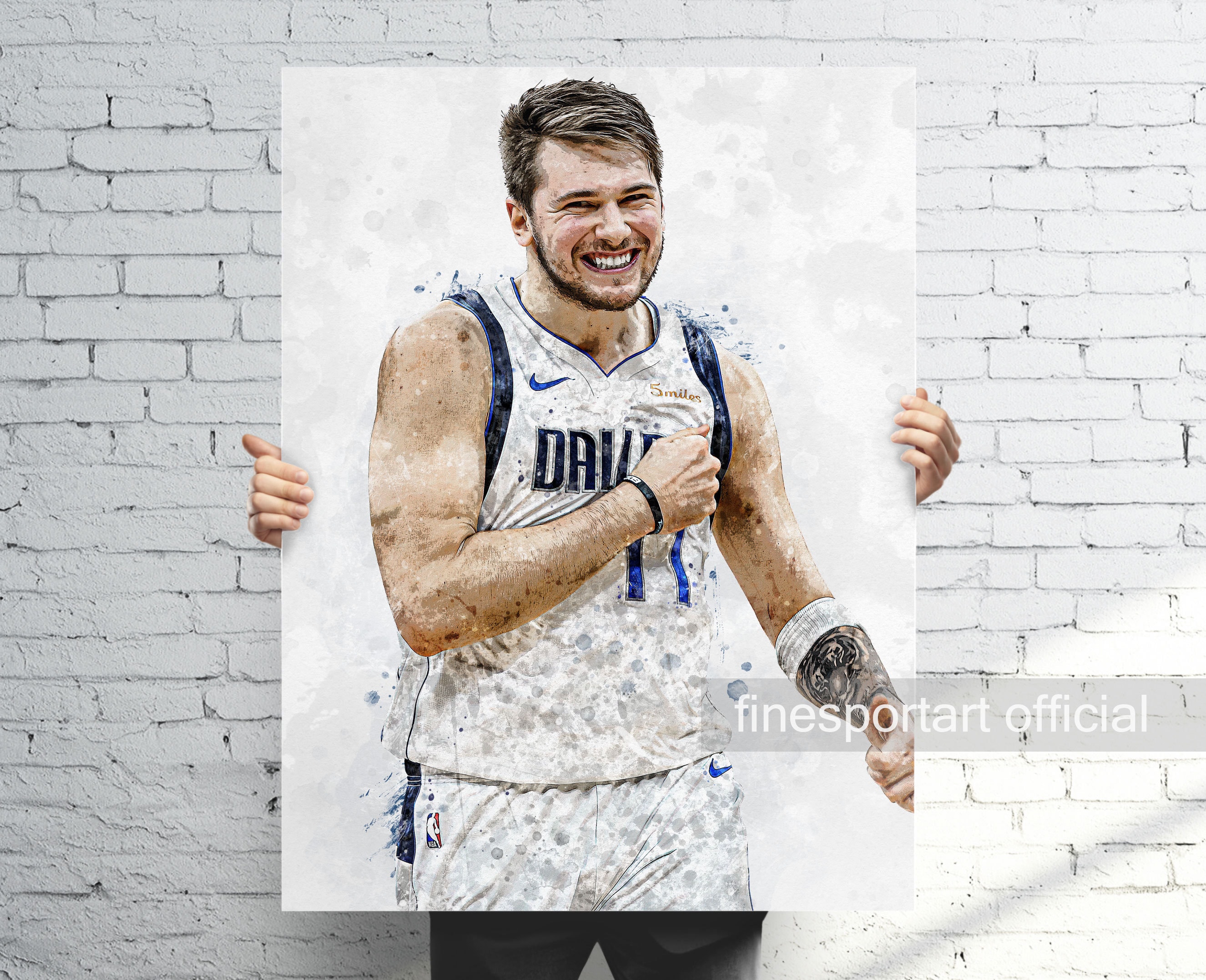 Luka Doncic Game Winning 3 Point Floater Poster Basketball Hand Made P –  CanvasBlackArt