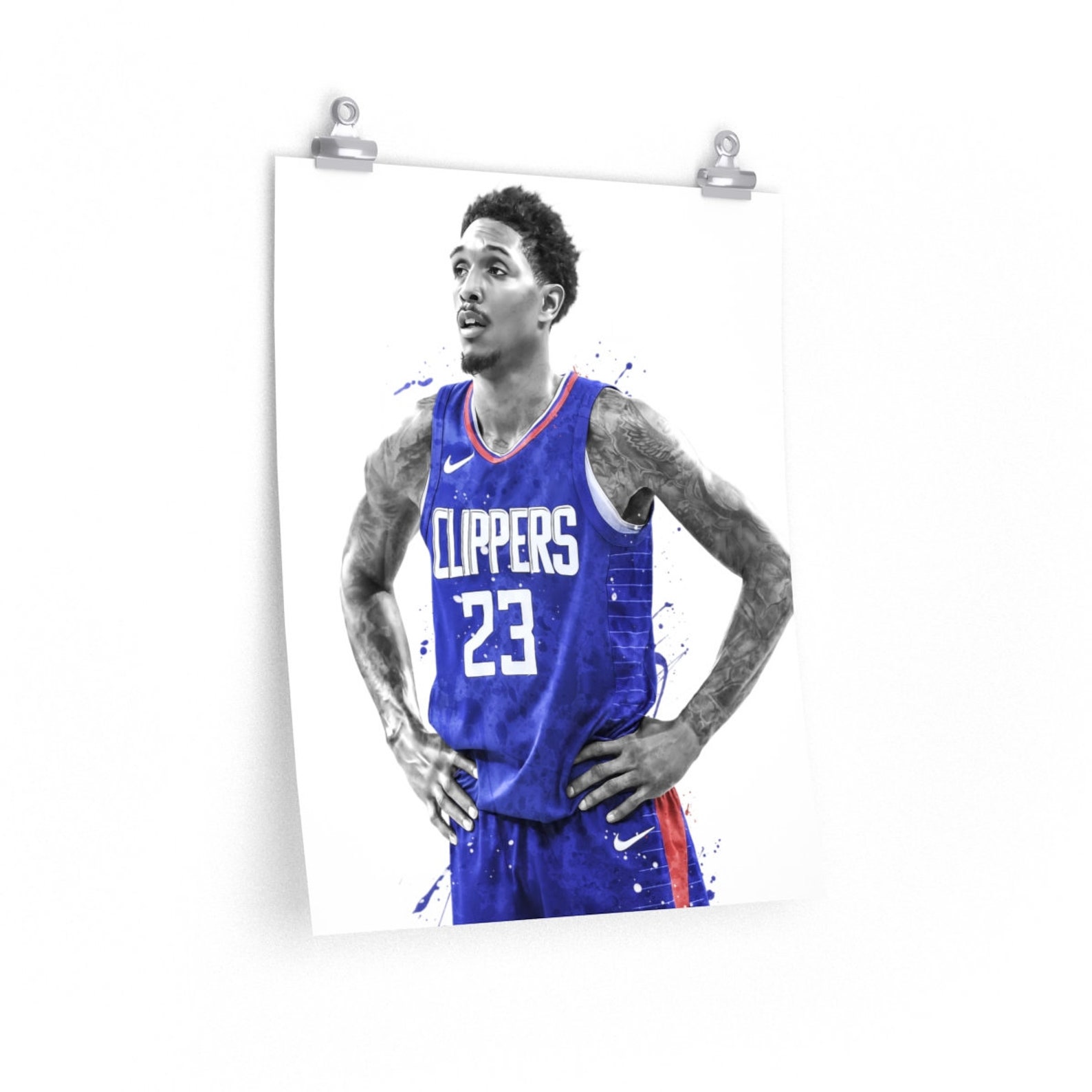 Lou Williams Los Angeles Poster Canvas Basketball print | Etsy