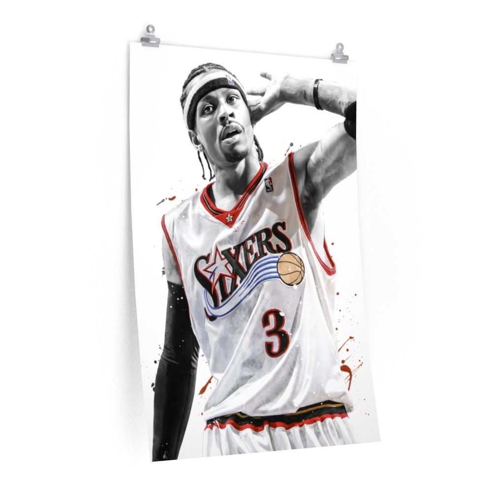 TUITA Allen Iverson USA Basketball Player Poster (2) Canvas Wall Art Prints  Poster Gifts Photo Picture Painting Posters Room Decor Home Decorative