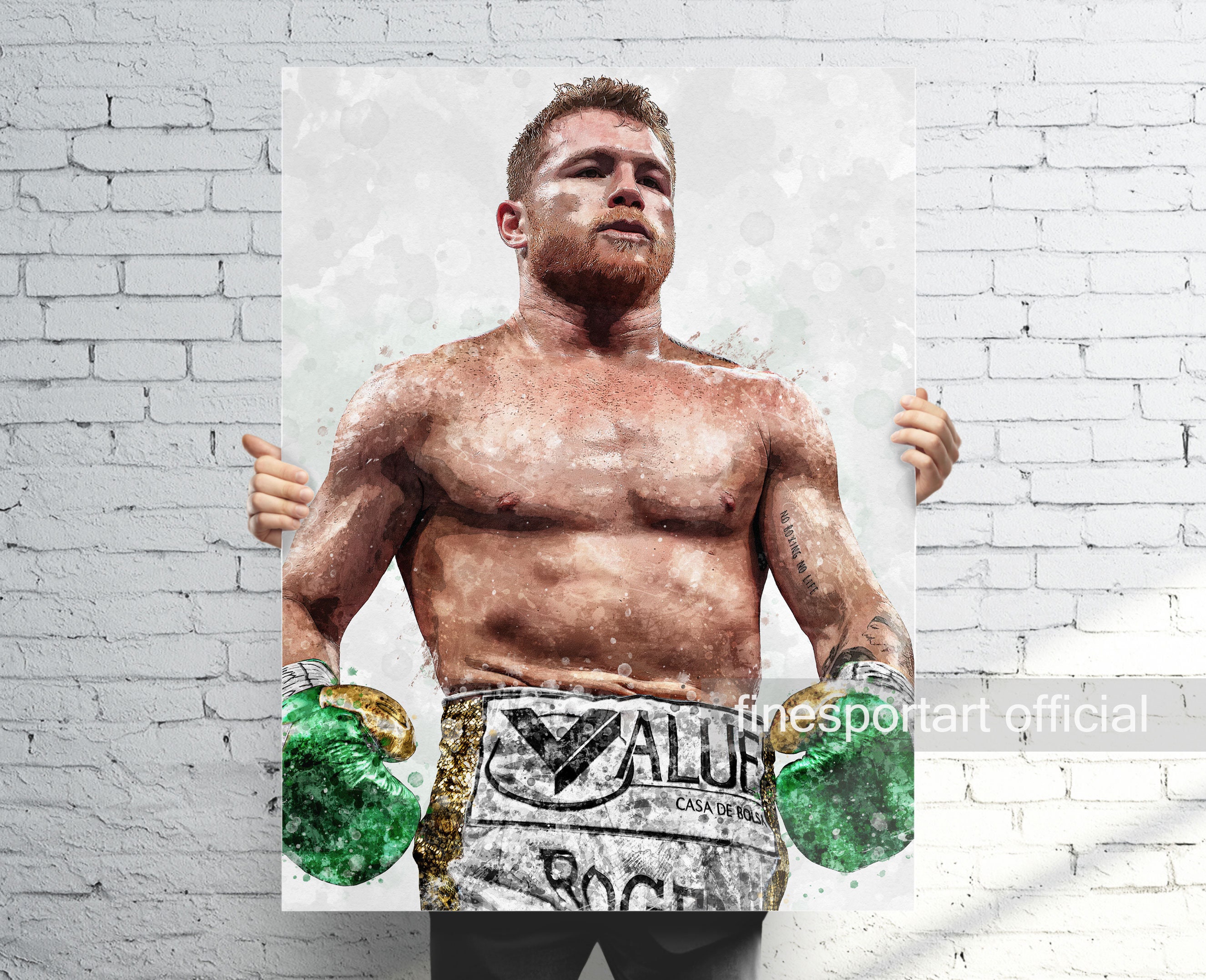  HYYNN Canelo Alvarez Vs GGG 1 Fight Boxing Poster