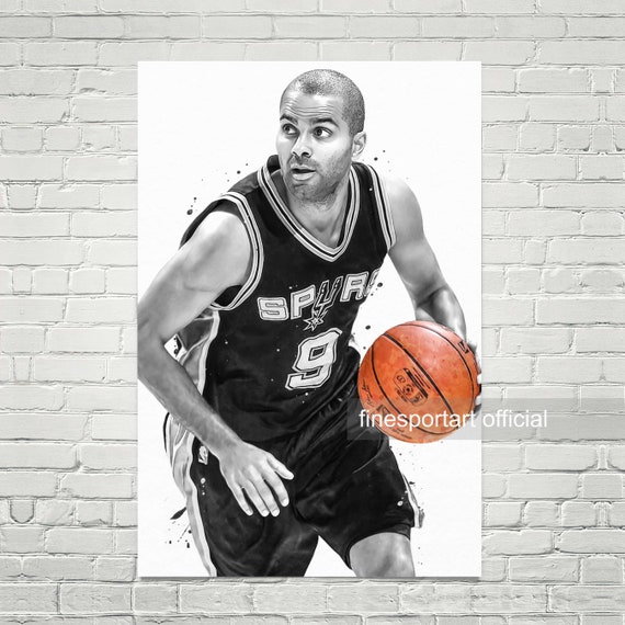 Tony Parker San Antonio Poster Canvas Basketball Print - Etsy UK Tony Parker San Antonio Poster Canvas Basketball Print - Etsy UK