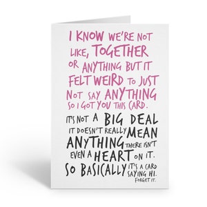 Peinliche Dating-Valentinstag-Karte Digital Sofort Download
