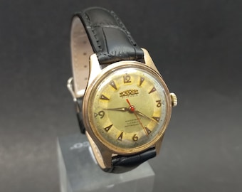 Vintage Swiss Wrist Watch Tourist Incabloc Antimagnetique, Old Watch Made in Switzerland, Tourist  Anti-magnetic Watch Swiss Made