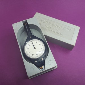 Sowjetischer Vintage russischer Entfernungsmesser,Opisometer,Kurvimeter 1970er Jahre,zum Messen gebogener Linien auf Karten,Kartengeschenke