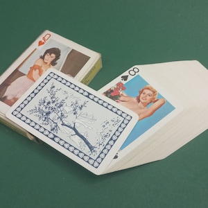 Cartas coleccionables vintage, chicas hermosas de la década de 1960, cartas raras con comodines, grandes cartas coleccionables