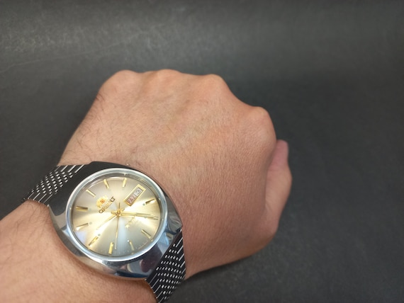 Vintage Wrist Watch Orient Crystal,Japan Automati… - image 2