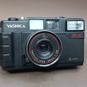 Vintage Film Camera Yashica MF-2 Super 35mm Point and Shoot